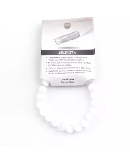 Pulsera Elástica de Selenita: Beneficios, Chakras y Horóscopos