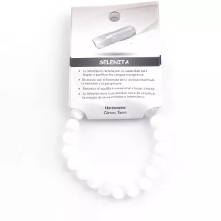 Pulsera Elástica de Selenita: Beneficios, Chakras y Horóscopos