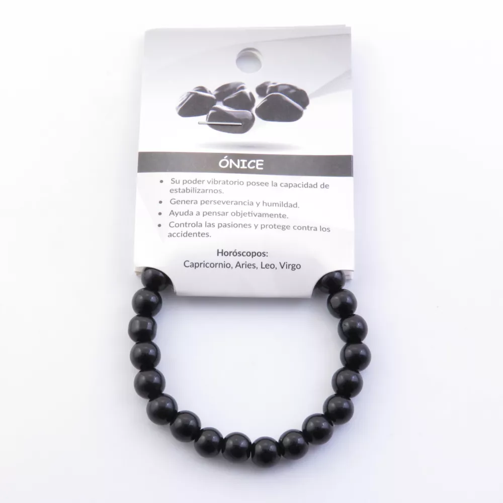 Pulsera de Ónice Negro: Propiedades, Chakras y Horóscopos
