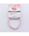 Pulsera Elástica de Cuarzo Rosa. Beneficios, Chakras y Horóscopos