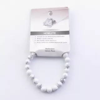 Pulsera de Howlite: Transforma tu Energía con Chakras y Horóscopos
